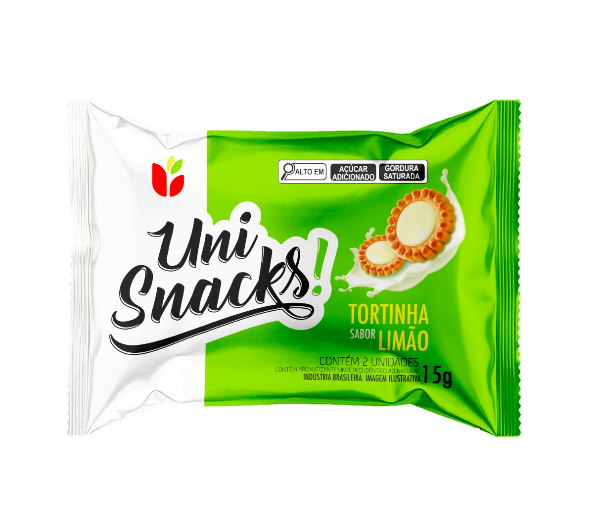 Tortinha Sabor Limão 15g